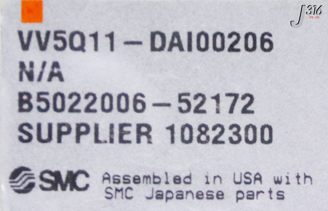 36053 SMC 16-SLOT PNEUMATIC MANIFOLD W/ NP420-DN1 VV5Q11-DAI00206